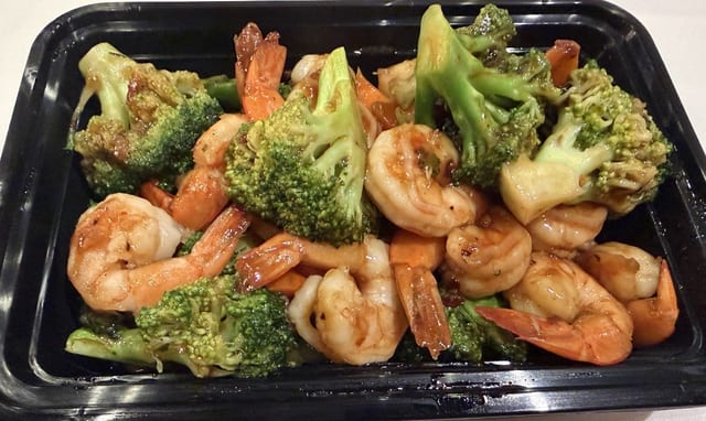 Shrimp & Broccoli.