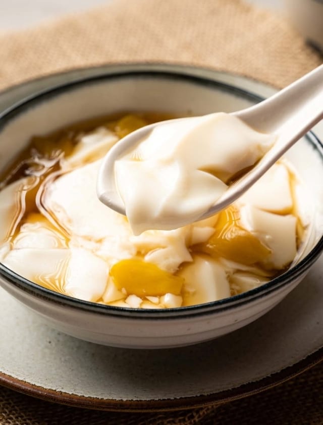 Hot Tofu with Ginger Syrup *weekend only*.